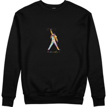 The Lucid Lab Freddie Mercury Sweatshirt - Siyah