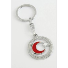 Ay Yıldız Metal Anahtarlık Nemere