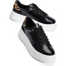 Esila Butik Deri Ortopedik Taban Kadın Spor Ayakkabı Sneaker