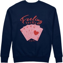 The Lucid Lab Feeling Lucky Sweatshirt - Lacivert