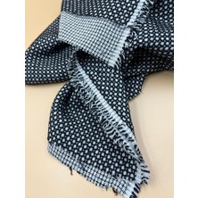 Elna Kumaş Siyah Beyaz Dokulu Lüks Tüvit Kumaş – Kalın Yapılı Kışlık Ceket & Kabanlık Kumaş | 150 cm En | ELNSAN09