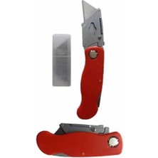 Katlanabilir Halıfleks Maket Bıçağı Üçgen Uçlu Falçata Nemere