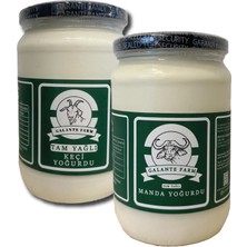 Galante Farm Keçi Yoğurt 700 gr + Manda Yoğurt 700 gr