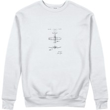 The Lucid Lab F4U Corsair Sweatshirt - Beyaz