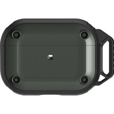 Movenchy Airpods Pro 2 (2.nesil) Asgard Kılıf - Koyu Yeşil Nemere