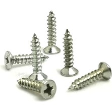 Klips, Menteşe, Ayak, Ağaç, Sunta Vidası 3X13 mm - Nikel 1000 Adet Nemere