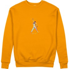 The Lucid Lab Freddie Mercury Sweatshirt - Turuncu