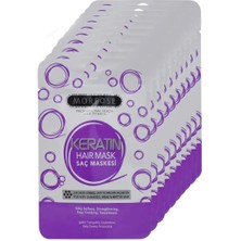 Keratin Saç Maskesi 25 ml (24 Adet) - Yıpranmış Saçlar Için - Mrfs Nemere
