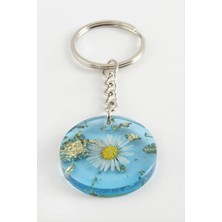 Papatya Epoksi Anahtarlık Nemere