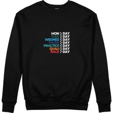 The Lucid Lab Formula 1 / Week Days Sweatshirt - Siyah