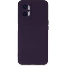  Realme 9i 4g Kılıf Nano Içi Kadife Silikon - Mor Nemere