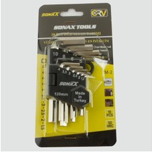 10 Adet Allen Anahtar Takımı Nemere