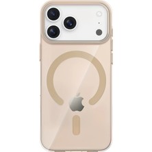  Apple iPhone 17 Pro Pc Blank Magsafe Kapak - Çöl Titanyum Nemere