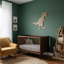 Meta Design Ahşap Dinozor Model Duvar Dekoru