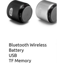 Mini Bass Speaker Bluetooth Güçlü Bas Tf Kart Uyumlu Nemere