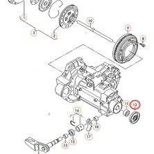 MAP Autoteile Vw Golf 4 1998-2004 1.6 Akl Bcb Şanzıman Arka Kapağı Yeşil