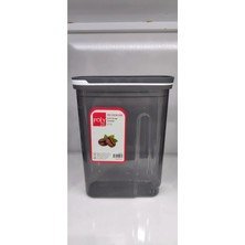 Erzak Saklama Kabı 2.7 Lt Ölçekli Kapağı Kızaklı Yeni ROYALEKS-BNM-0674 Nemere