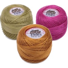 3 Adet Kaplan Etamin ve Kanaviçe Ipi 8 No Kod/renk: 118 - 305 - 1012 - Ryl Nemere