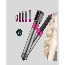 5 Parça Saç Şekillendirme Seti Düzleştirme Dalga ve Bukle Yapma Nemere