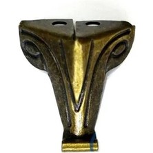 Moda Sac Sandık Ayağı, Kutu Ayak 2,5 cm - Antik, 100 Adet Nemere