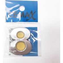 4 cm Plastik Krom Kaplama Kapı Numarası - 8 Nemere
