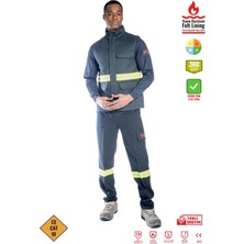 Frekans İş Güvenliği Safesawa Maxima Fr Mevsimlik Alev Almaz Yelek 42003