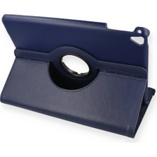  iPad 9.7 (2018) Kılıf 360 Tablet Deri Kılıf - Lacivert Nemere
