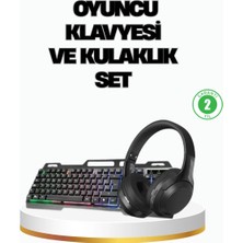 HN01 Kulaklık + PG-8018 Oyuncu Klavyesi Set Nemere
