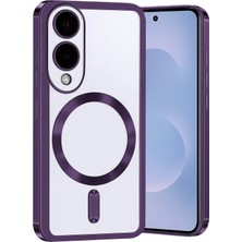  Samsung Galaxy S25 Edge Kross Magneticsafe Kapak - Mor Nemere