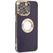  iPhone 14 Pro Kılıf Store Silikon - Derin Mor Nemere