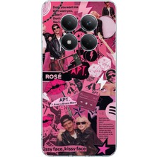 TechTree Redmi Note 15 Pro 5g Uyumlu Blackpink Kolaj Baskılı Silikon Kılıf