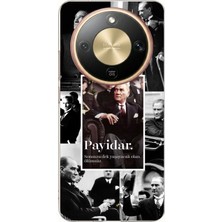 TechTree Honor Magic 8 Lite Uyumlu Atatürk Payidar Baskılı Silikon Kılıf