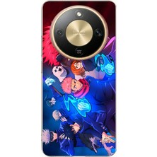 TechTree Honor Magic 8 Lite Uyumlu Jujutsu Kaisen Baskılı Silikon Kılıf