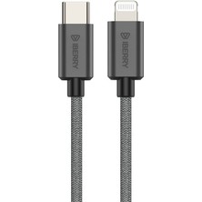 Iberry C105P Type-C To Lıghtnıng 27 W Hasır Kablo