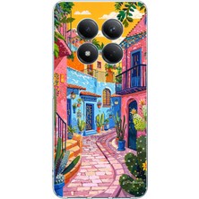 TechTree Redmi Note 15 Pro 4g Uyumlu Renkli Sanat Sokak Silikon Kılıf Baskılı Silikon Kılıf