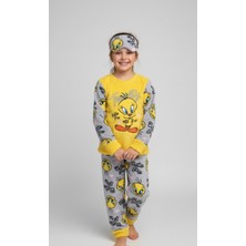 Name Baby & Kids Kız Çocuk Tweety Polar Pijama Takımı