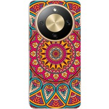 TechTree Honor Magic 8 Lite Uyumlu Mandala Baskılı Silikon Kılıf