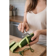 Paslanmaz Çelik Profesyonel Y Tipi Sebze ve Meyve Soyacağı