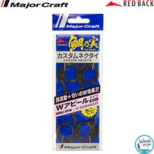 Major Craft Rb Da Curly Tai Rubber Necktie #21 Gold Crab Black (2 Adet)