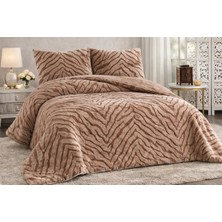 Çeyiz Merkezi Malaga Tavşan Tüyü Yatak Örtüsü Çift Kişilik 220X240 cm