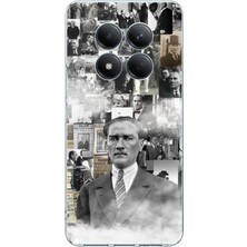 TechTree Redmi Note 15 Pro Plus Uyumlu Mustafa Kemal Atatürk Kolaj Baskılı Silikon Kılıf