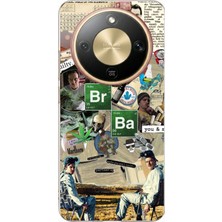 TechTree Honor Magic 8 Lite Uyumlu Breaking Bad Kolaj Baskılı Silikon Kılıf