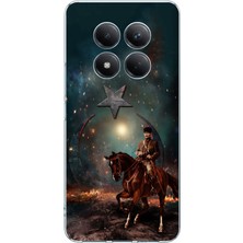 TechTree Redmi Note 15 Pro Plus Uyumlu Atatürk At Üstünde Zafer Baskılı Silikon Kılıf