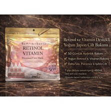 Retinol Vitamin Gold Edition 50’li Yüz Maskesi – Yoğun Japon Yenileyici Bakım