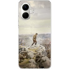 TechTree Infinix Smart 10 Uyumlu Cephede Komutan Bağımsızlık Atatürk Baskılı Silikon Kılıf
