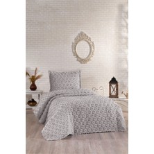 Danteel Home Daisy 2 Parça Tek Kişilik Pike Takımı Gri