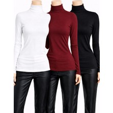 Belpa Kadın 3'lü Uzun Kollu Body