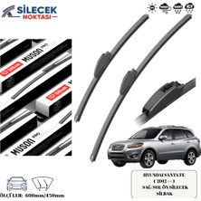 Hyundai Santa Fe   ( 2012>> ) Araca Özel Ön Sağ-Sol Silecek Silbak  600MM/450MM SB2418U