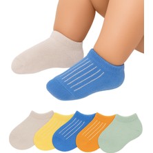 Solde Socks 5’li Renkli Bebek Patik Çorap Seti – Pamuklu, Rahat ve Nefes Alabilir