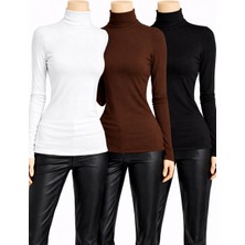 Belpa Kadın 3'lü Uzun Kollu Body